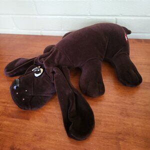 Vintage Pound Puppy 18" Plush Dog Brown Long Ears Stuffed Animal 1985 Tonka T3